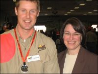 Senator Amy Klobuchar & John Newpower